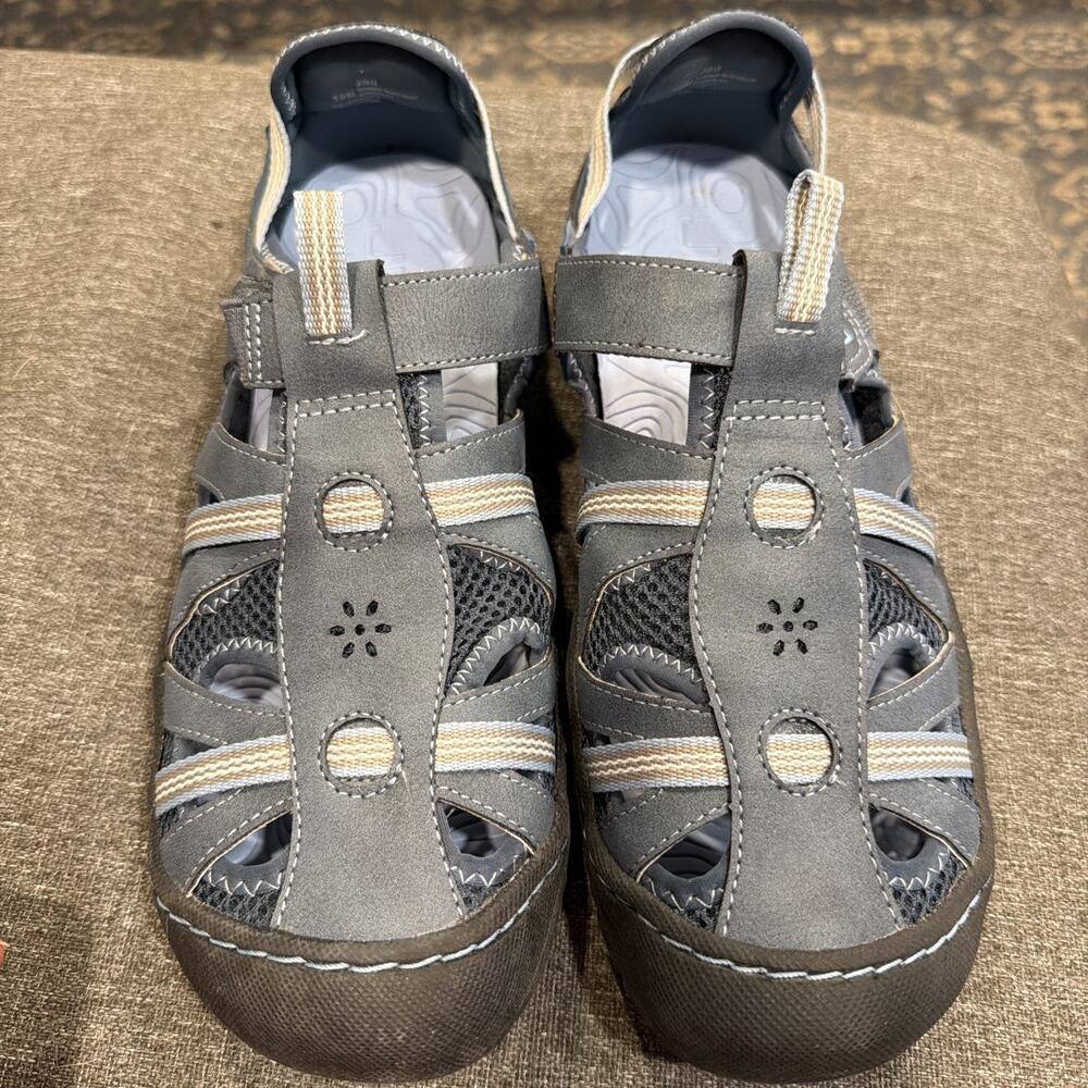 JBU by Jambu Women's Sandals Regional Water Ready Shoes Size 10M Gray Blue
